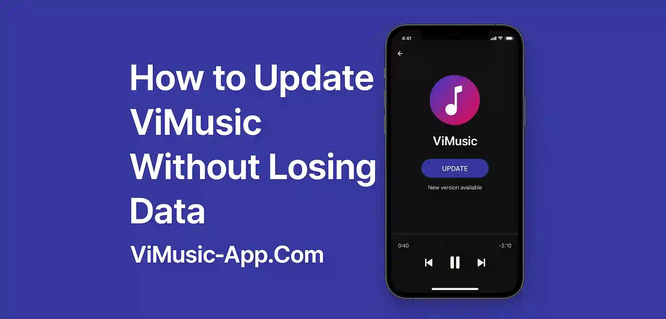How to Update ViMusic Without Losing Data