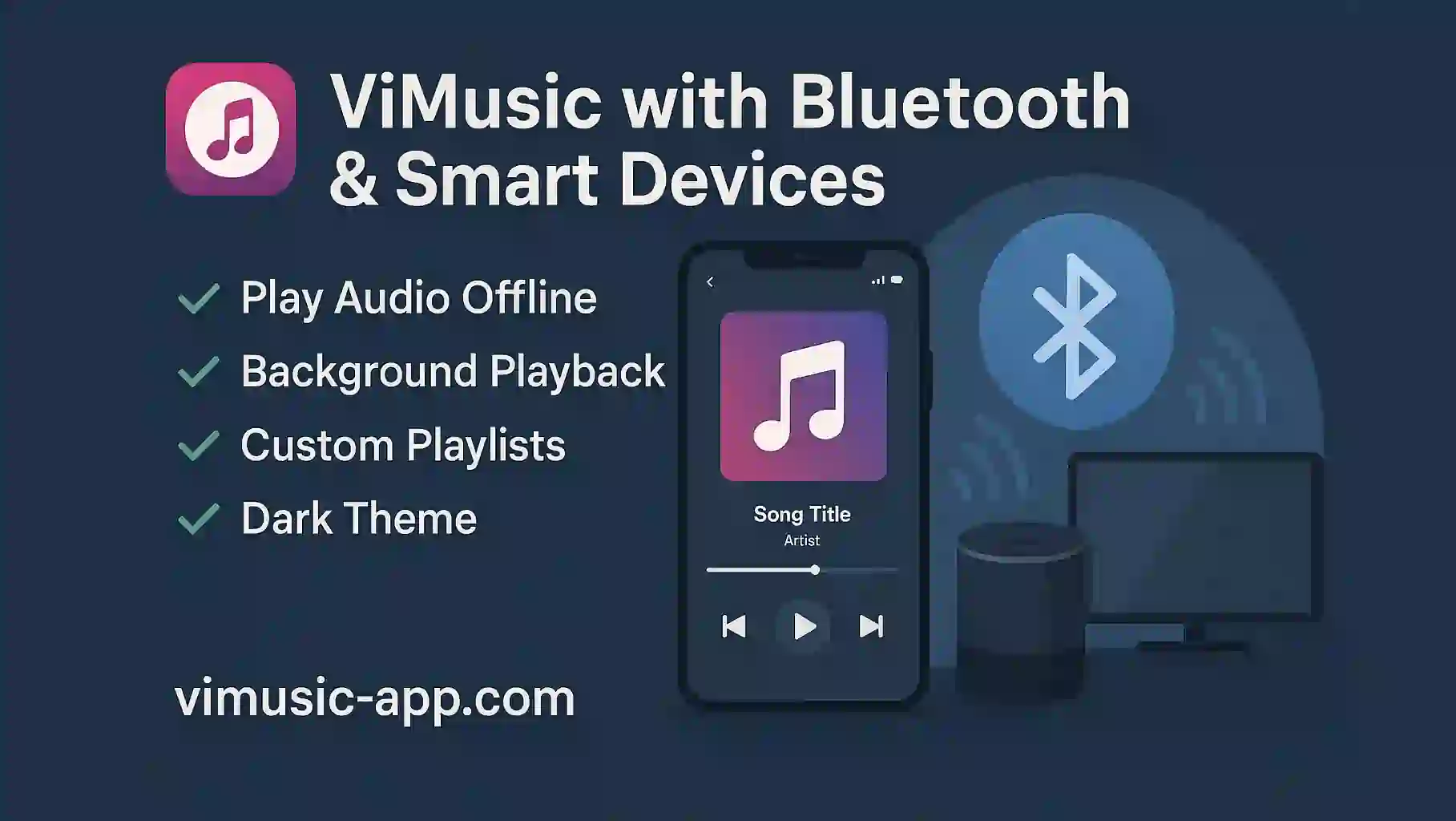Using ViMusic with Bluetooth & Smart Devices